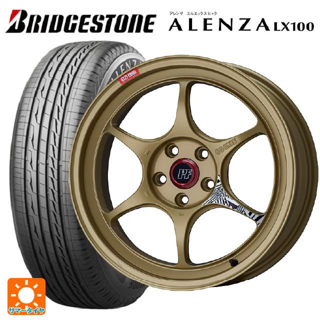 215/50R18 92V ブリヂストン アレンザLX100 正規品 エンケイ パフォーマンスライン PF06 ゴールド 18-8J 国産車用 サマータイヤホイール4本セット
