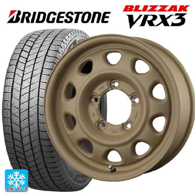 スズキ ジムニー(64系)用 215/70R16 100Q ブリヂストン ブリザック VRX3 正規品 # トピー ランドフット SWZ CAFE LATTE 新品スタッドレスタイヤホイール 5本セット|タイヤホイール専門店コニシタイヤ