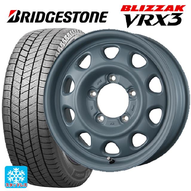 スズキ ジムニー(64系)用 215/70R16 100Q ブリヂストン ブリザック VRX3 正規品 トピー ランドフット SWZ AF GRAY 新品スタッドレスタイヤホイール 4本セット