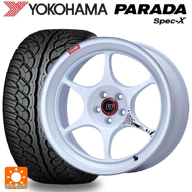 マツダ CX-80(KL5/KL3系)用 235/60R18 103V ヨコハマ パラダ PA02 エンケイ パフォーマンスライン PF06 マシニングホワイト 新品サマータイヤホイール 4本セット