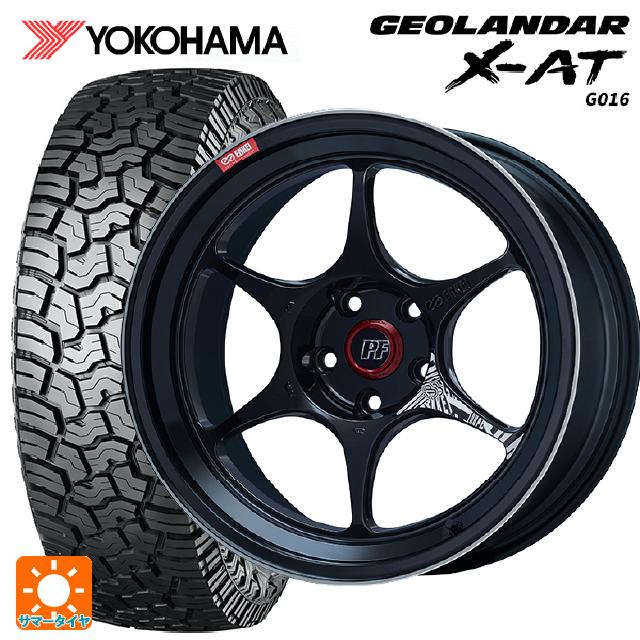 215/70R16 100/97Q ヨコハマ ジオランダー X-AT G016 ブラックレター 正規品 # エンケイ パフォーマンスライン PF06 マシニングブラック 16-6.5J 国産車用 サマータイヤホイール4本セット｜タイヤホイール専門店コニシタイヤ