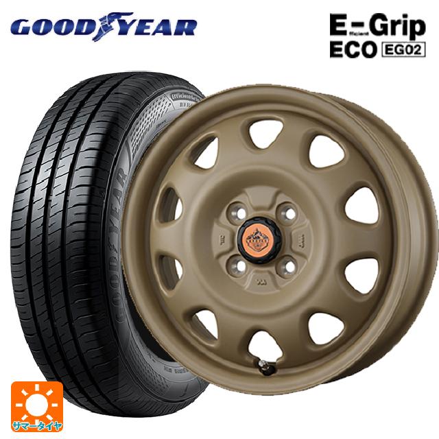 155/65R14 75S グッドイヤー エフィシェントグリップ エコ EG02 トピー ランドフット SWZ CAFE LATTE 14-4.5J 国産車用 サマータイヤホイール4本セット 53,832円