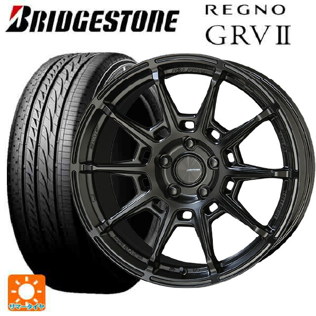 2024年製 245/45R18 100W XL ブリヂストン レグノ GRV2 正規品 共豊 ガレルナ レフィーノ made by エンケイ MB 18-8.5J 国産車用 サマータイヤホイール4本セット