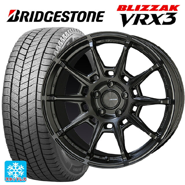 スバル WRX S4(VBH)用 2024年製 245/35R19 93Q XL ブリヂストン ブリザック VRX3 正規品 # 共豊 ガレルナ レフィーノ made by エンケイ MB 新品スタッドレスタイヤホイール 4本セット|タイヤホイール専門店コニシタイヤ
