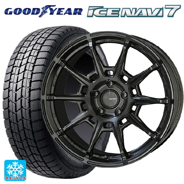 215/55R17 94Q グッドイヤー アイスナビ7(数量限定) # 共豊 ガレルナ レフィーノ made by エンケイ MB 17-7J 国産車用 スタッドレスタイヤホイール4本セット｜タイヤホイール専門店コニシタイヤ