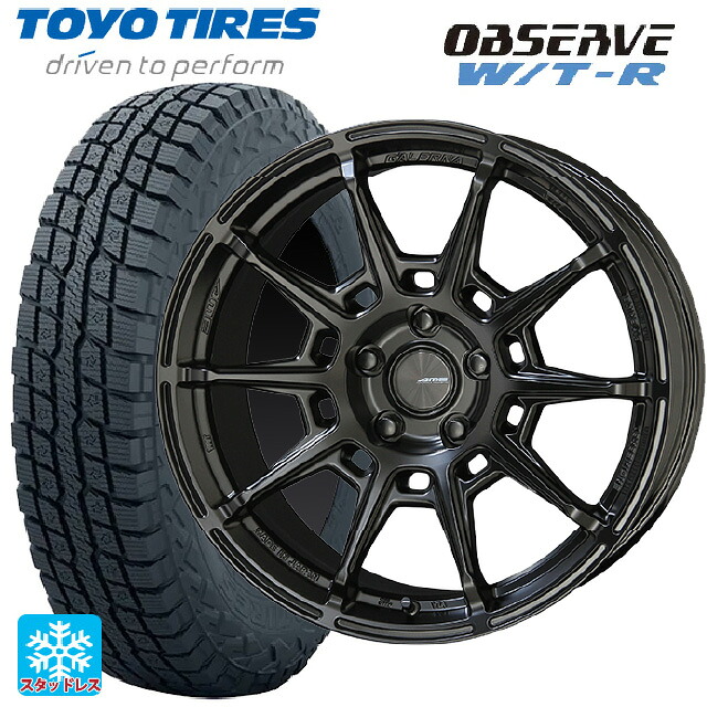 215/65R16 109/107Q トーヨー オブザーブ W/T-R 共豊 ガレルナ レフィーノ made by エンケイ MB 16-6.5J 国産車用 スタッドレスタイヤホイール4本セット