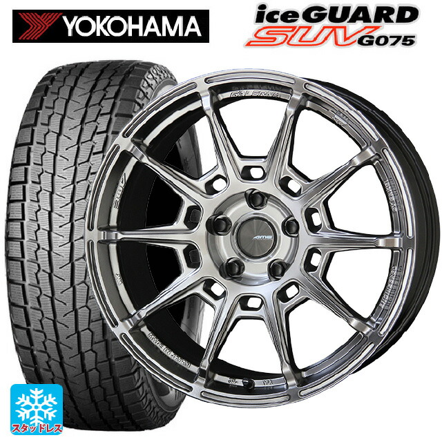 トヨタ bZ4X(11/15系)用 2025年製 235/60R18 107T XL ヨコハマ アイスガードSUV G075 # 共豊 ガレルナ レフィーノ made by エンケイ HS 新品スタッドレスタイヤホイール 4本セット