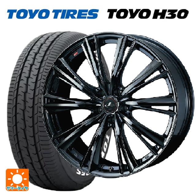 トヨタ C-HR(ZYX10)用 225/50R18 107/105R トーヨー H30 ホワイトレター ウェッズ レオニス WX BMC1 新品サマータイヤホイール 4本セット