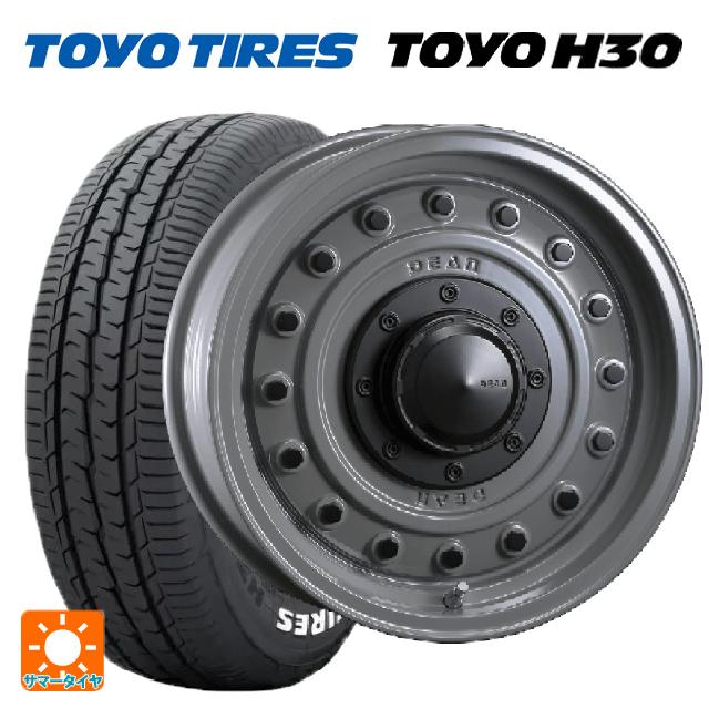 215/65R16 109/107R トーヨー H30 ホワイトレター クリムソン ディーン コロラド スティールグレー 16-6.5J 国産車用 サマータイヤホイール4本セット｜タイヤホイール専門店コニシタイヤ