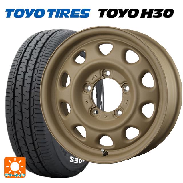 215/65R16 109/107R トーヨー H30 ホワイトレター トピー ランドフット SWZ CAFE LATTE 16-5.5J 国産車用 サマータイヤホイール4本セット|タイヤホイール専門店コニシタイヤ