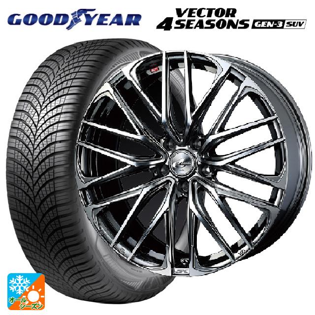 235/60R18 107W XL グッドイヤー ベクター4シーズンズ ジェン3 SUV ウェッズ レオニス SK BMCMC 18-8J 国産車用 オールシーズンタイヤホイール4本セット|タイヤホイール専門店コニシタイヤ