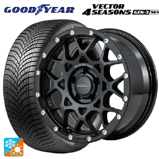 2024年製 225/65R17 106V XL グッドイヤー ベクター4シーズンズ ジェン3 SUV # レイズ チームデイトナ M8 N2 17-7J 国産車用 オールシーズンタイヤホイール4本セット