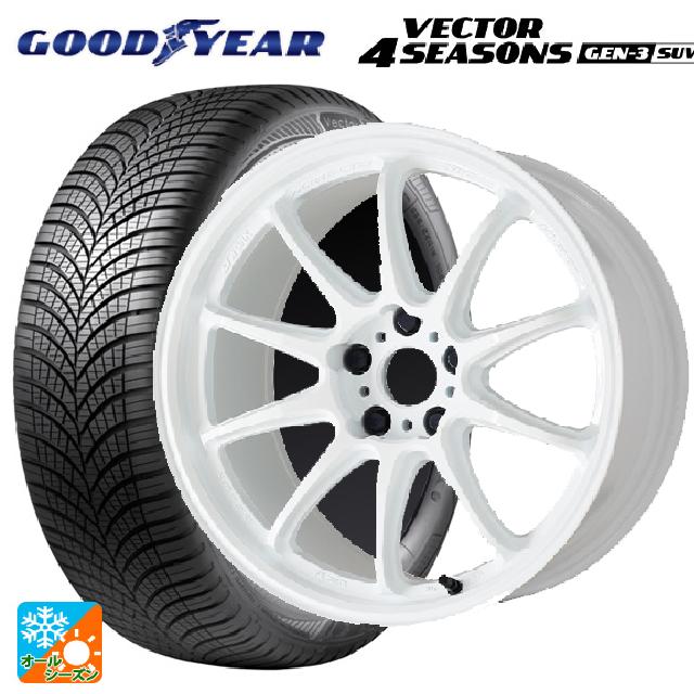 2024年製 225/60R17 103V XL グッドイヤー ベクター4シーズンズ ジェン3 SUV # ワーク エモーション ZR10 AZW 17-7J 国産車用 オールシーズンタイヤホイール4本セット