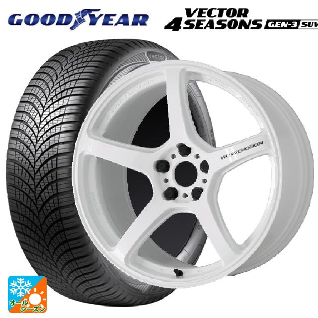 トヨタ ハリアー(80系)用 2024年製 225/65R17 106V XL グッドイヤー ベクター4シーズンズ ジェン3 SUV # ワーク エモーション T5R ICW 新品オールシーズンタイヤホイール 4本セット