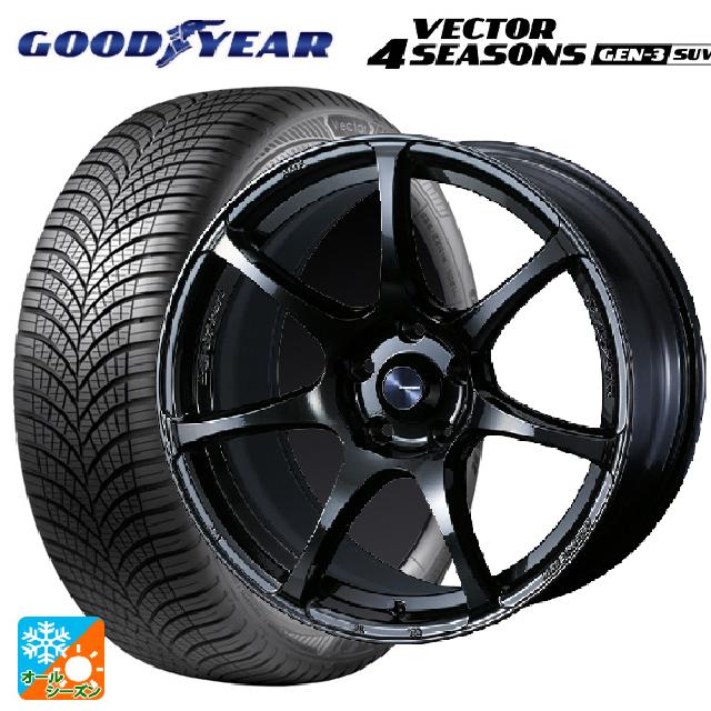 スバル レガシィアウトバック(BT系)用 225/65R17 106V XL グッドイヤー ベクター4シーズンズ ジェン3 SUV ウェッズ ウェッズスポーツ SA75R HBC2 新品オールシーズンタイヤホイール 4本セット|タイヤホイール専門店コニシタイヤ