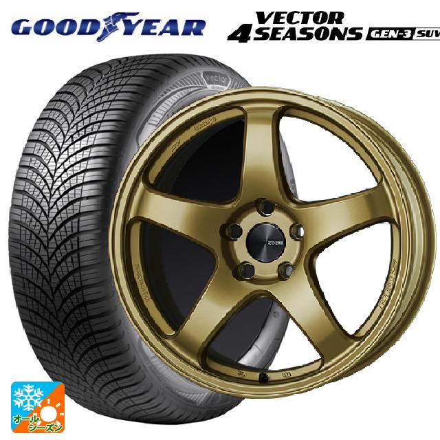 トヨタ ハリアー(80系)用 225/60R18 104W XL グッドイヤー ベクター4シーズンズ ジェン3 SUV エンケイ パフォーマンスライン PF05 GO 新品オールシーズンタイヤホイール 4本セット|タイヤホイール専門店コニシタイヤ