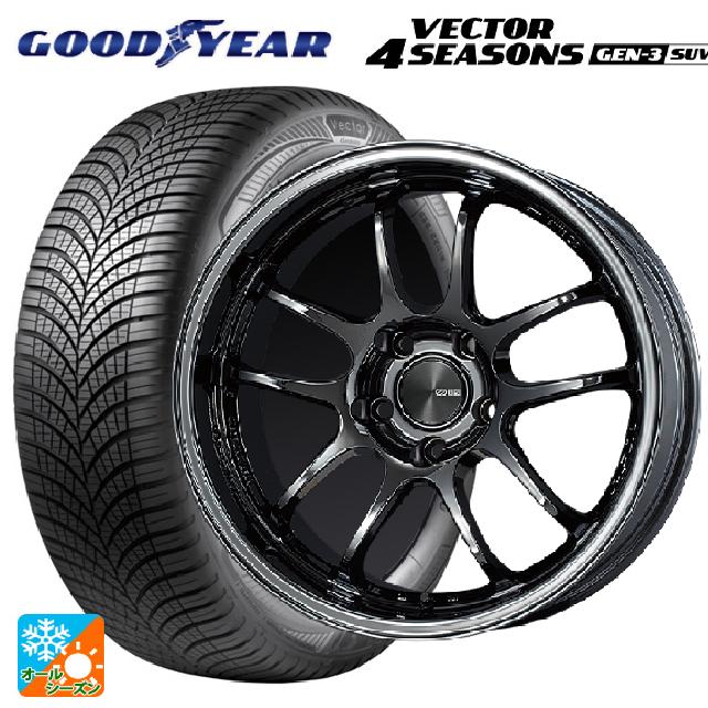 トヨタ ハリアー(80系)用 225/60R18 104W XL グッドイヤー ベクター4シーズンズ ジェン3 SUV エンケイ パフォーマンスライン PF01 EVO SBK 新品オールシーズンタイヤホイール 4本セット｜タイヤホイール専門店コニシタイヤ 166,195円