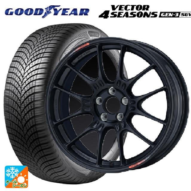 2024年製 225/65R17 106V XL グッドイヤー ベクター4シーズンズ ジェン3 SUV # エンケイ レーシング GTC02 For GR86 / BRZ Cup Matte Black 17-7.5J 国産車用 オールシーズンタイヤホイール4本セット