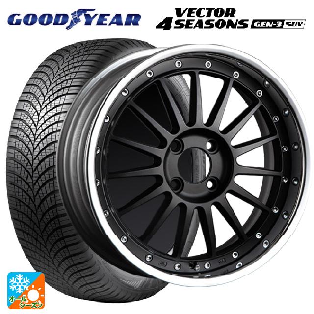 225/65R17 106V XL グッドイヤー ベクター4シーズンズ ジェン3 SUV タナベ SSR プロフェッサー TF1R フラットブラック 17-7J 国産車用 オールシーズンタイヤホイール4本セット|タイヤホイール専門店コニシタイヤ