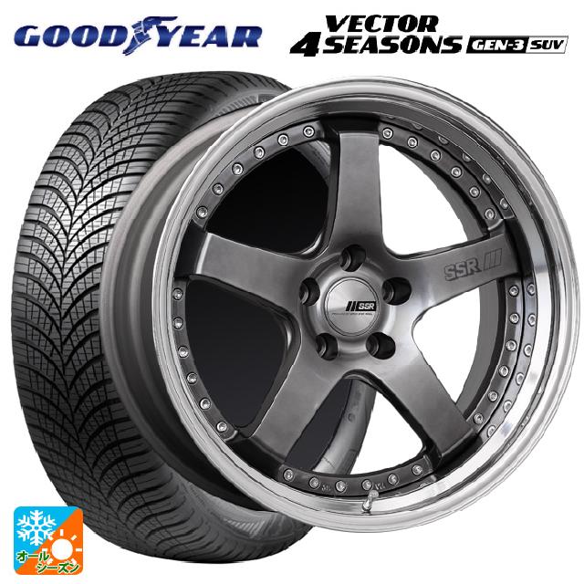235/55R18 104V XL グッドイヤー ベクター4シーズンズ ジェン3 SUV タナベ SSR プロフェッサー SP4 チタンシルバー 18-8J 国産車用 オールシーズンタイヤホイール4本セット|タイヤホイール専門店コニシタイヤ