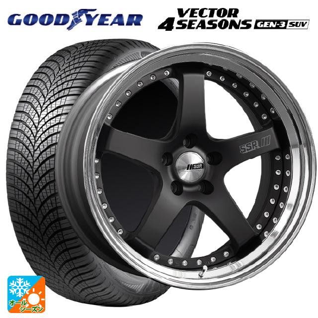235/55R18 104V XL グッドイヤー ベクター4シーズンズ ジェン3 SUV タナベ SSR プロフェッサー SP4 フラットブラック 18-8J 国産車用 オールシーズンタイヤホイール4本セット|タイヤホイール専門店コニシタイヤ