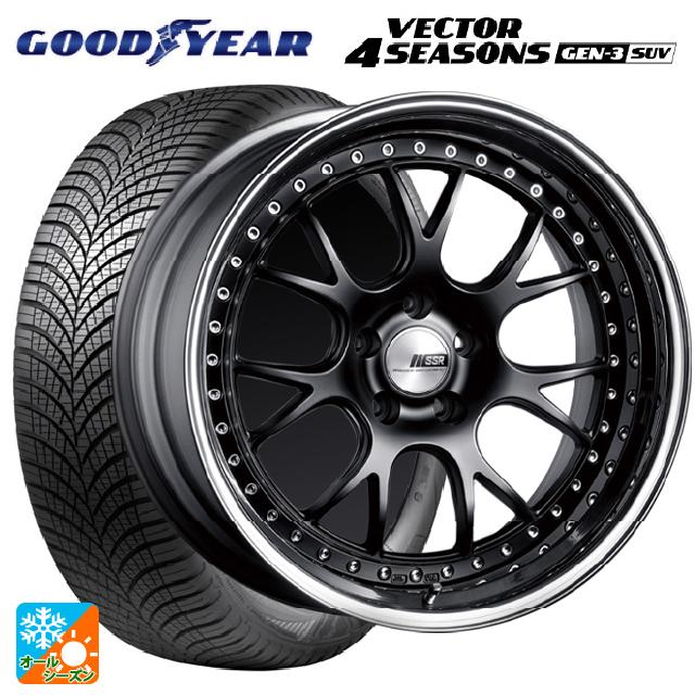 235/50R18 101W XL グッドイヤー ベクター4シーズンズ ジェン3 SUV タナベ SSR プロフェッサー MS3 フラットブラック 18-8J 国産車用 オールシーズンタイヤホイール4本セット