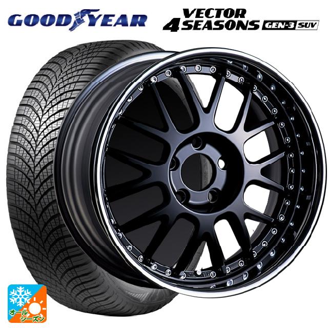 225/65R17 106V XL グッドイヤー ベクター4シーズンズ ジェン3 SUV タナベ SSR プロフェッサー MS1R ブラック 17-7J 国産車用 オールシーズンタイヤホイール4本セット|タイヤホイール専門店コニシタイヤ