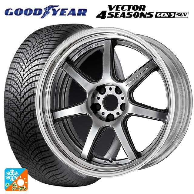 235/55R18 104V XL グッドイヤー ベクター4シーズンズ ジェン3 SUV ワーク エモーション T7R 2P GTS 18-8J 国産車用 オールシーズンタイヤホイール4本セット