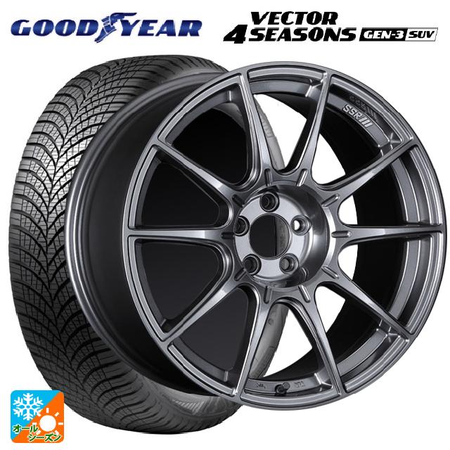 225/60R17 103V XL グッドイヤー ベクター4シーズンズ ジェン3 SUV タナベ SSR GT X01 ダークシルバー 17-7J 国産車用 オールシーズンタイヤホイール4本セット|タイヤホイール専門店コニシタイヤ