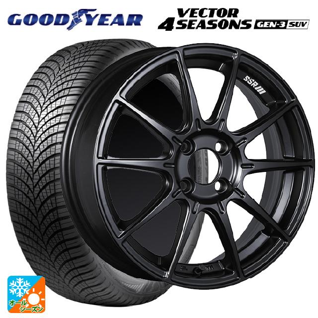 225/60R17 103V XL グッドイヤー ベクター4シーズンズ ジェン3 SUV タナベ SSR GT X01 フラットブラック 17-7J 国産車用 オールシーズンタイヤホイール4本セット|タイヤホイール専門店コニシタイヤ