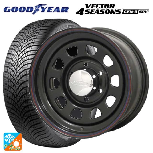 235/65R18 110V XL グッドイヤー ベクター4シーズンズ ジェン3 SUV エンケイ パフォーマンスライン PF06 マシニングホワイト 18-8J 国産車用 オールシーズンタイヤホイール4本セット|タイヤホイール専門店コニシタイヤ
