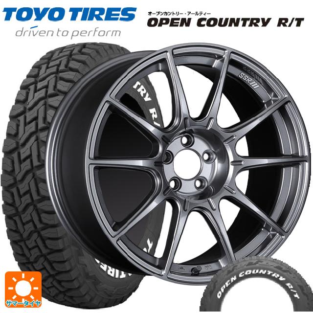 スバル レガシィアウトバック(BS系)用 225/60R18 100Q トーヨー オープンカントリー RT ホワイトレター タナベ SSR GT X01 ダークシルバー 新品サマータイヤホイール 4本セット