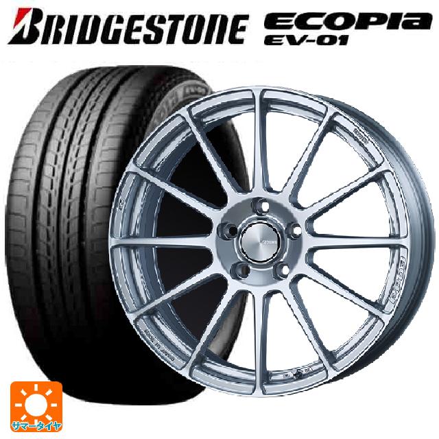 スバル レヴォーグ(VN系)用 215/50R17 91V ブリヂストン エコピア EV-01 正規品 エンケイ パフォーマンスライン PF03 スパークルシルバー 新品サマータイヤホイール 4本セット