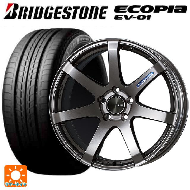 トヨタ カローラ スポーツ(210系)用 205/55R16 91V ブリヂストン エコピア EV-01 正規品 # エンケイ パフォーマンスライン PF07 DS 新品サマータイヤホイール 4本セット