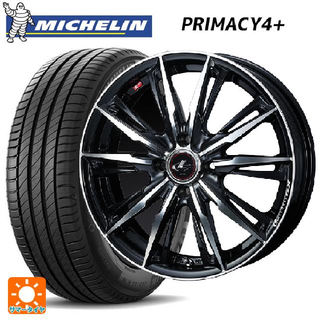 195/50R16 88V XL ミシュラン プライマシー4＋ 正規品 ウェッズ レオニス GX PBMC 16-6J 国産車用 サマータイヤホイール4本セット