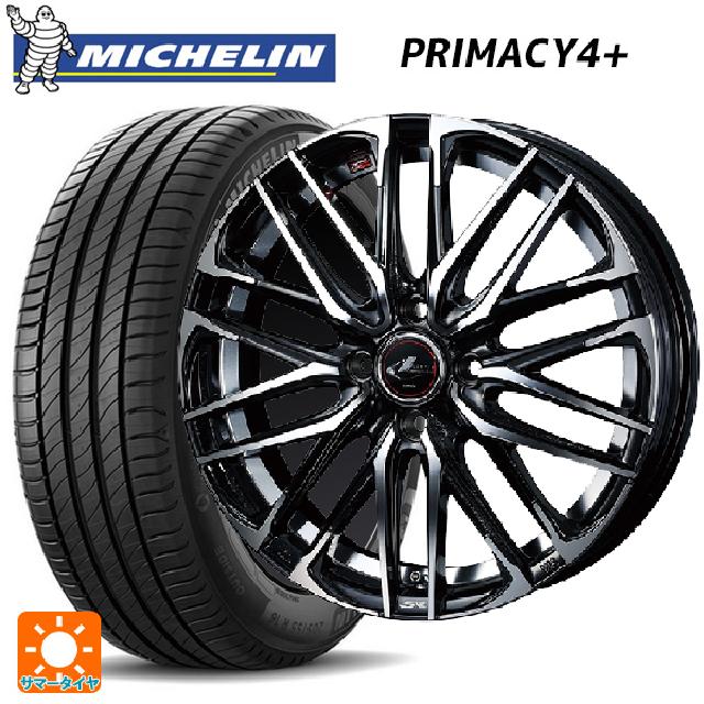 195/50R16 88V XL ミシュラン プライマシー4＋ 正規品 ウェッズ レオニス SK PBMC 16-6J 国産車用 サマータイヤホイール4本セット