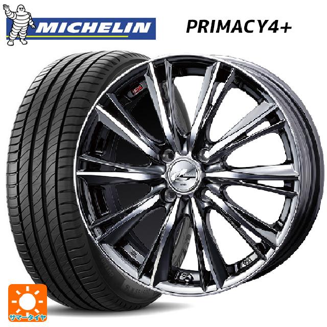 195/50R16 88V XL ミシュラン プライマシー4＋ 正規品 ウェッズ レオニス WX BMCMC 16-6J 国産車用 サマータイヤホイール4本セット