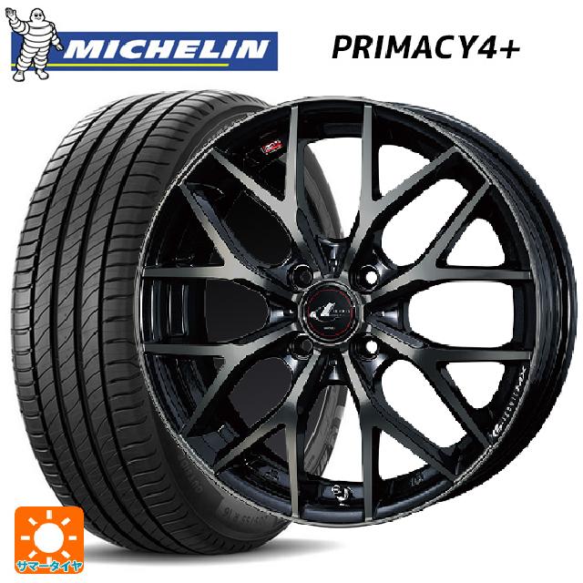 195/50R16 88V XL ミシュラン プライマシー4＋ 正規品 ウェッズ レオニス MX PBMC/TI 16-6J 国産車用 サマータイヤホイール4本セット