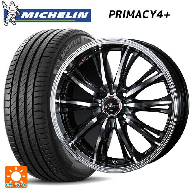 195/50R16 88V XL ミシュラン プライマシー4＋ 正規品 ウェッズ レオニス RT PBMC 16-6J 国産車用 サマータイヤホイール4本セット