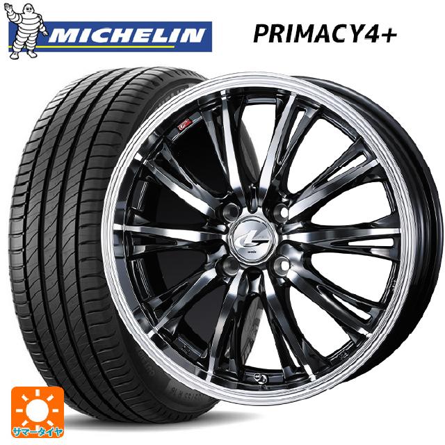 195/50R16 88V XL ミシュラン プライマシー4＋ 正規品 ウェッズ レオニス RT BMCMC 16-6J 国産車用 サマータイヤホイール4本セット