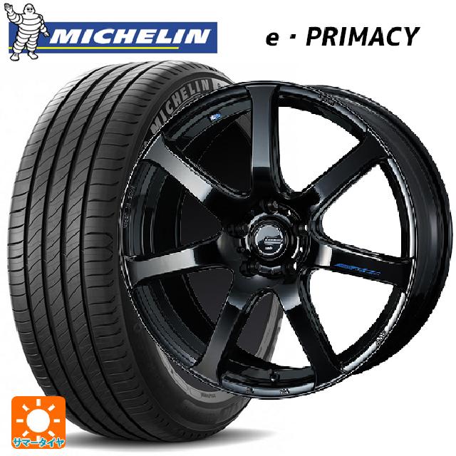 スバル レヴォーグ(VN系)用 215/50R17 95W XL ミシュラン 正規品 Eプライマシー ウェッズ レオニス ナヴィア07 PBK 新品サマータイヤホイール 4本セット