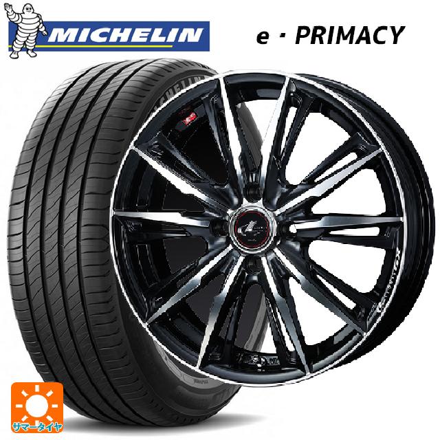 トヨタ ヤリス(10系)用 185/60R15 88H XL ミシュラン 正規品 Eプライマシー ウェッズ レオニス GX PBMC 新品サマータイヤホイール 4本セット