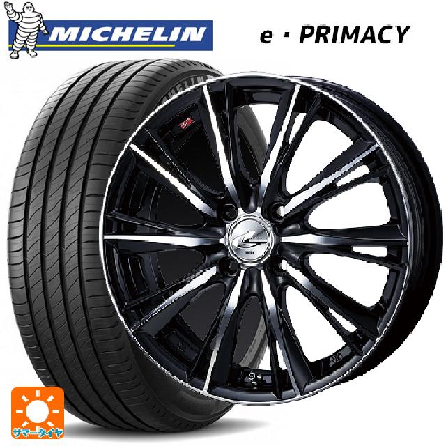 トヨタ ヤリス(10系)用 185/60R15 88H XL ミシュラン 正規品 Eプライマシー ウェッズ レオニス WX BKMC 新品サマータイヤホイール 4本セット