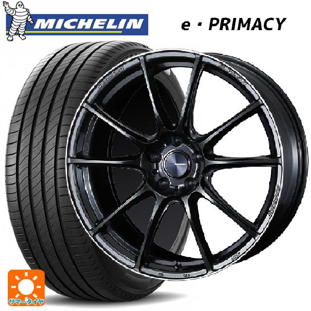 スバル フォレスター(SL系)用 235/50R19 99V ミシュラン Eプライマシー 正規品 ウェッズ ウェッズスポーツ SA25R METAL BLACK/F 新品サマータイヤホイール 4本セット