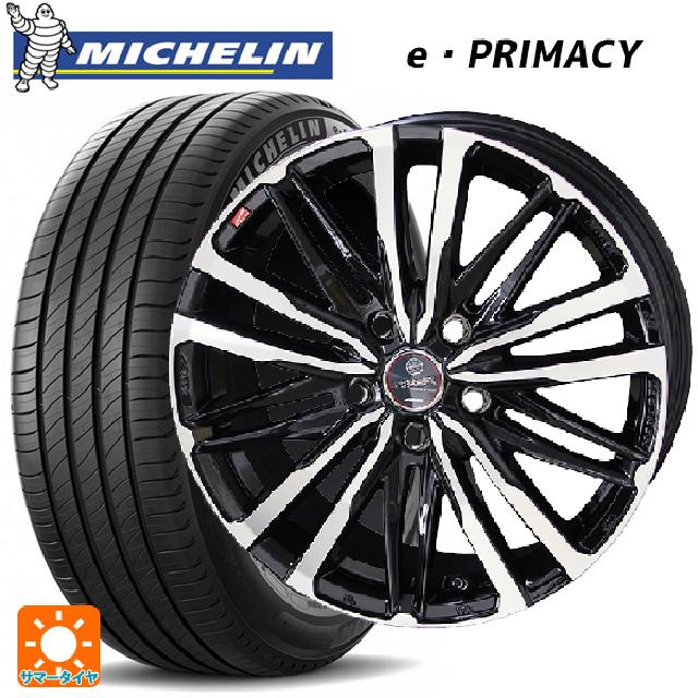 215/45R18 89W ミシュラン 正規品 Eプライマシー 共豊 スマック クレスト サファイアブラックポリッシュ 18-7J 国産車用 サマータイヤホイール4本セット|タイヤホイール専門店コニシタイヤ