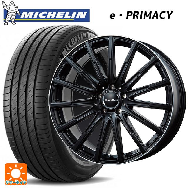 メルセデスベンツ GLA(X156)用 215/60R17 100V XL ミシュラン 正規品 Eプライマシー ユーロアクシス エアフルト マットブラック/リムポリッシュ 新品サマータイヤホイール 4本セット