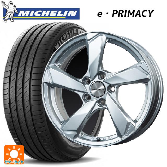 プジョー 5008(P8系)用 225/55R18 98V ミシュラン 正規品 Eプライマシー ユーロアクシス クロスエッジ シルバー 新品サマータイヤホイール 4本セット|タイヤホイール専門店コニシタイヤ