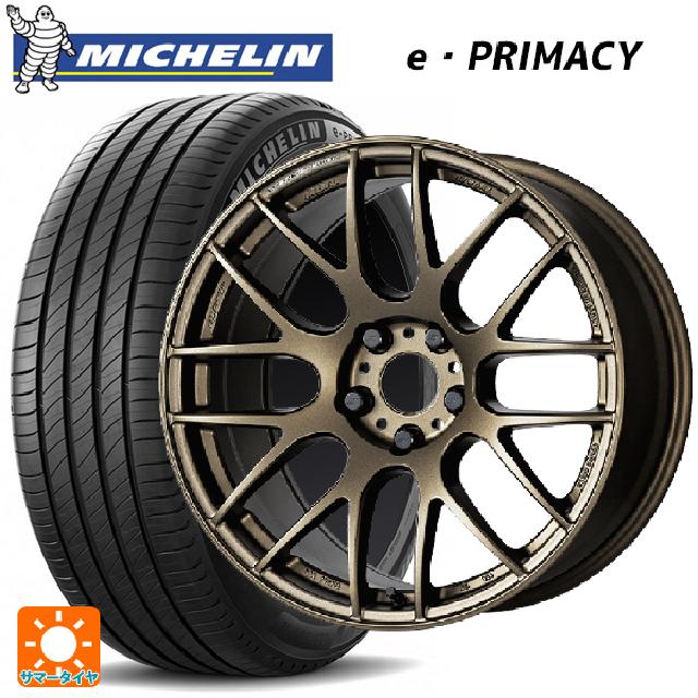 215/55R17 94V ミシュラン 正規品 Eプライマシー ワーク エモーション M8R AHG 17-7J 国産車用 サマータイヤホイール4本セット