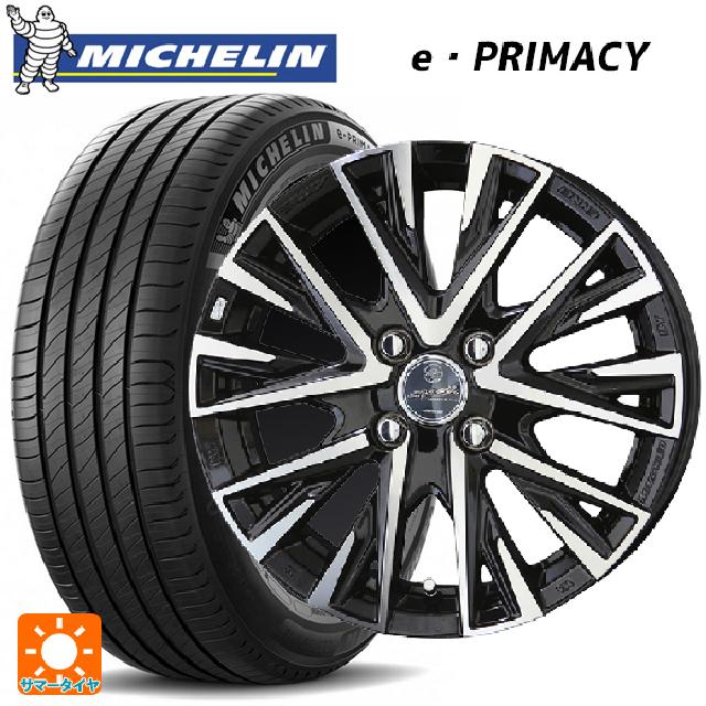155/65R14 79H XL ミシュラン Eプライマシー 正規品 共豊 スマック レジーナ サファイアブラックポリッシュ 14-4.5J 国産車用 サマータイヤホイール4本セット