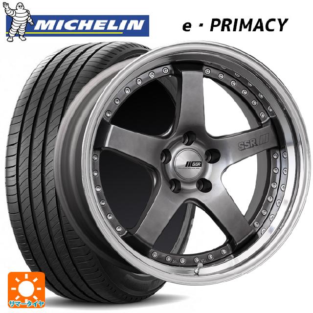 225/40R18 92Y XL S1 ミシュラン 正規品 Eプライマシー タナベ SSR プロフェッサー SP4 チタンシルバー 18-7J 国産車用 サマータイヤホイール4本セット